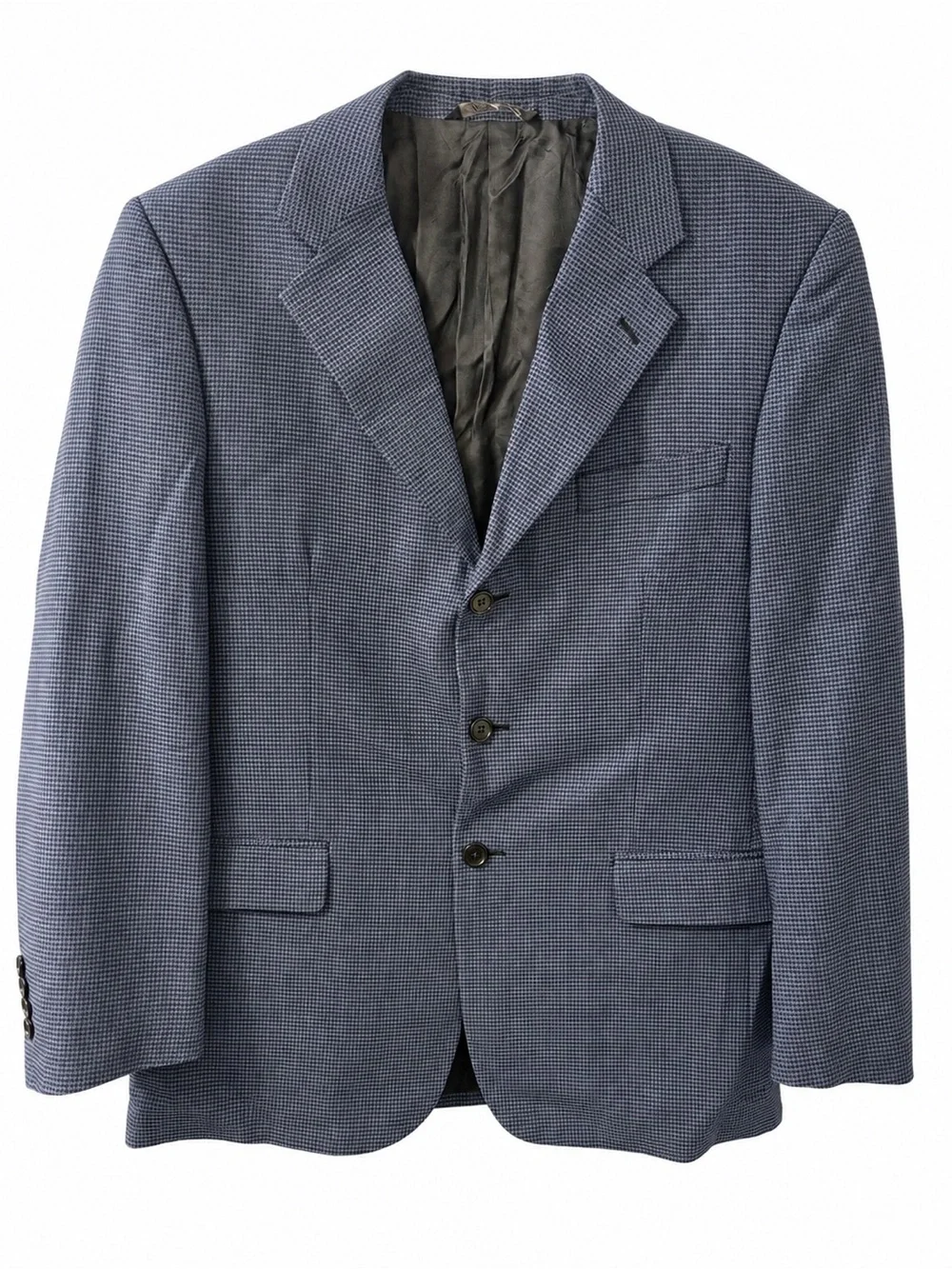 Chivari Made in Italy Wool Houndstooth Blazer Size 40